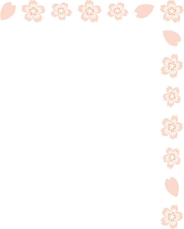 Cherry blossoms decoration
