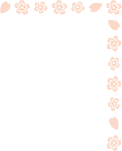 Cherry blossoms decoration