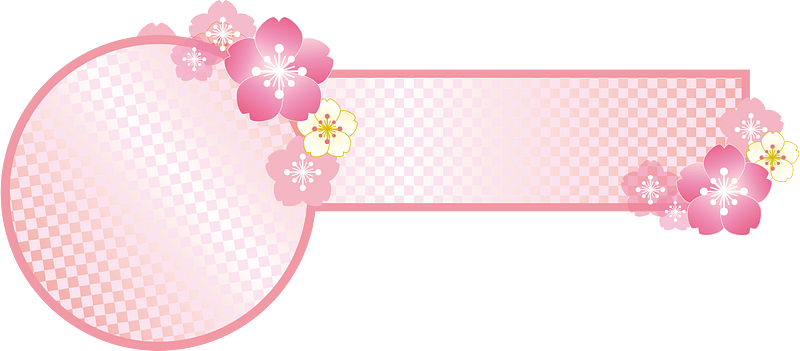 Cherry blossoms decoration