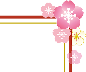 Cherry blossoms decoration