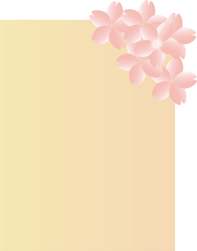 Cherry blossoms decoration