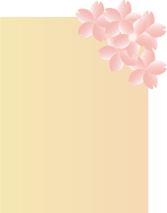Cherry blossoms decoration