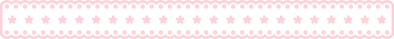 Cherry blossoms lace line