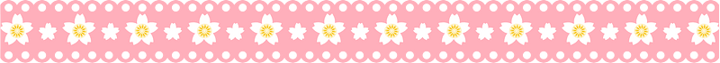 Cherry blossoms lace line