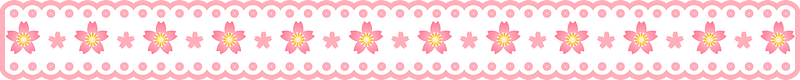 Cherry blossoms lace line