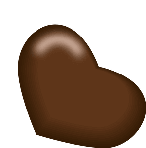 Chocolate heart