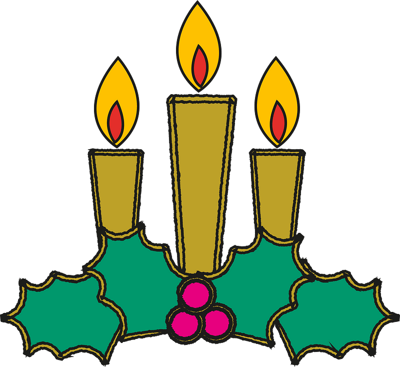 Christmas candle