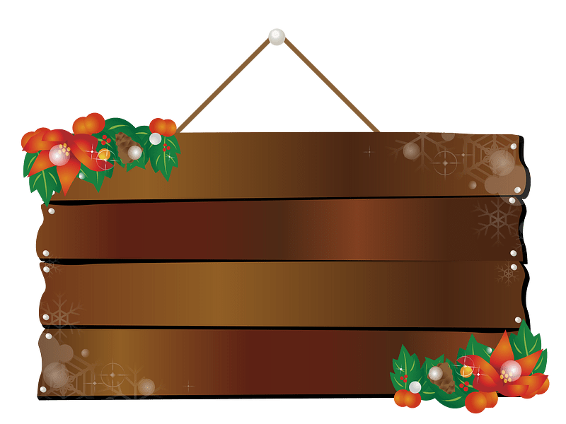 Christmas signboard
