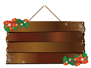 Christmas signboard