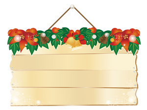Christmas signboard