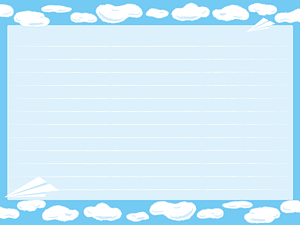 Clouds frame