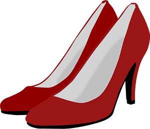 Court shoes high heels