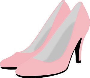 Court shoes high heels