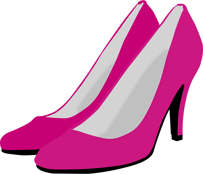 Court shoes high heels