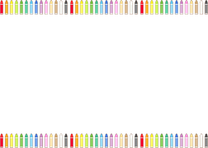 Crayon frame