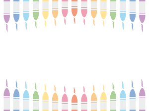 Crayon frame