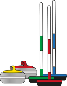 Curling winter sports