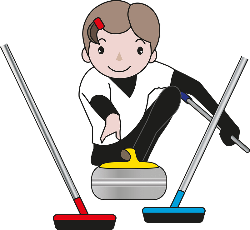 Curling winter sports - Free vector clipart images on creazilla.com