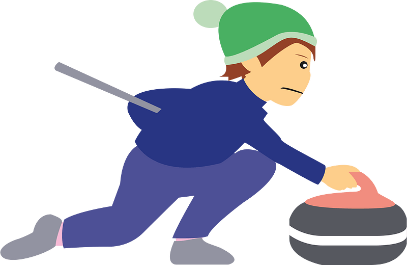 Curling winter sports