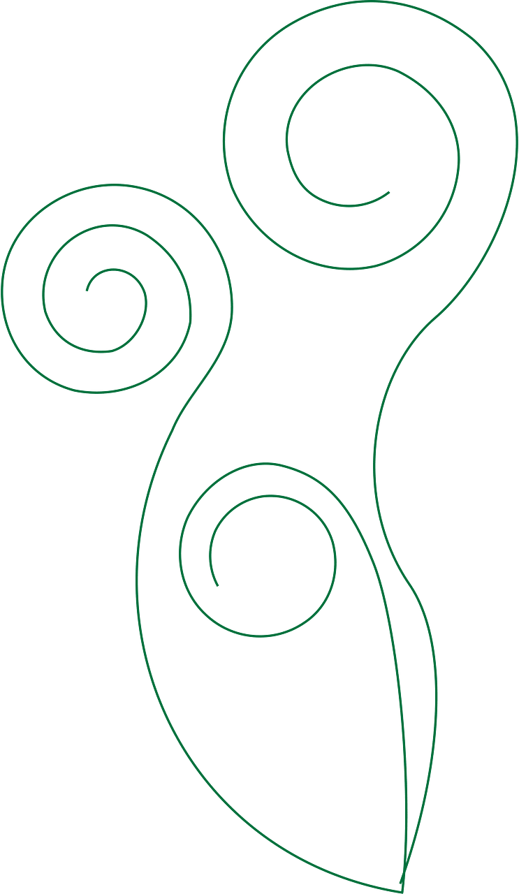 Curly lines