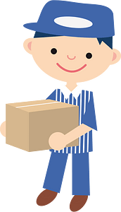 Delivery service staff