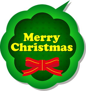 Dialog window merry christmas