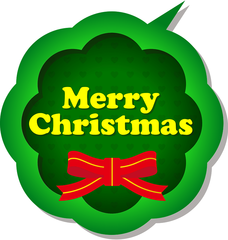 Dialog window merry christmas