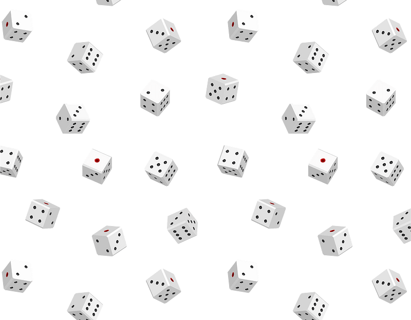Dice background