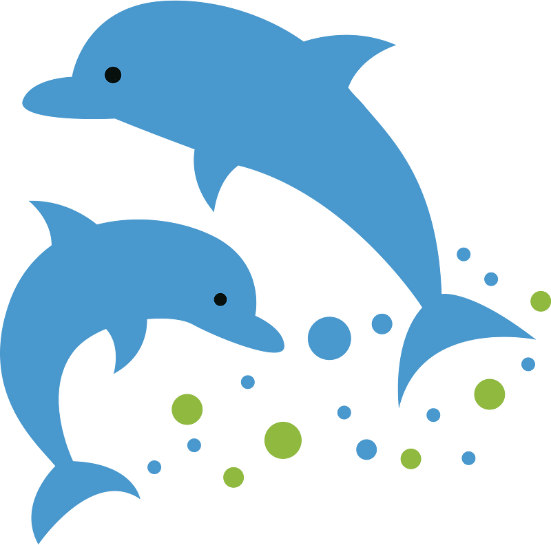 Two Dolphins
