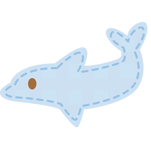 Dolphin applique