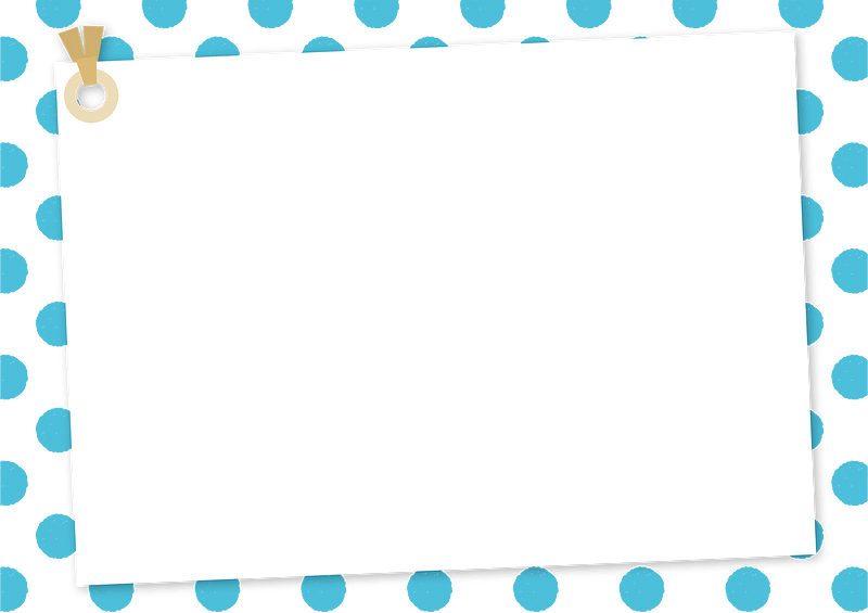 Dots message card