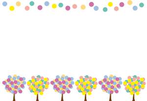 Dots tree frame