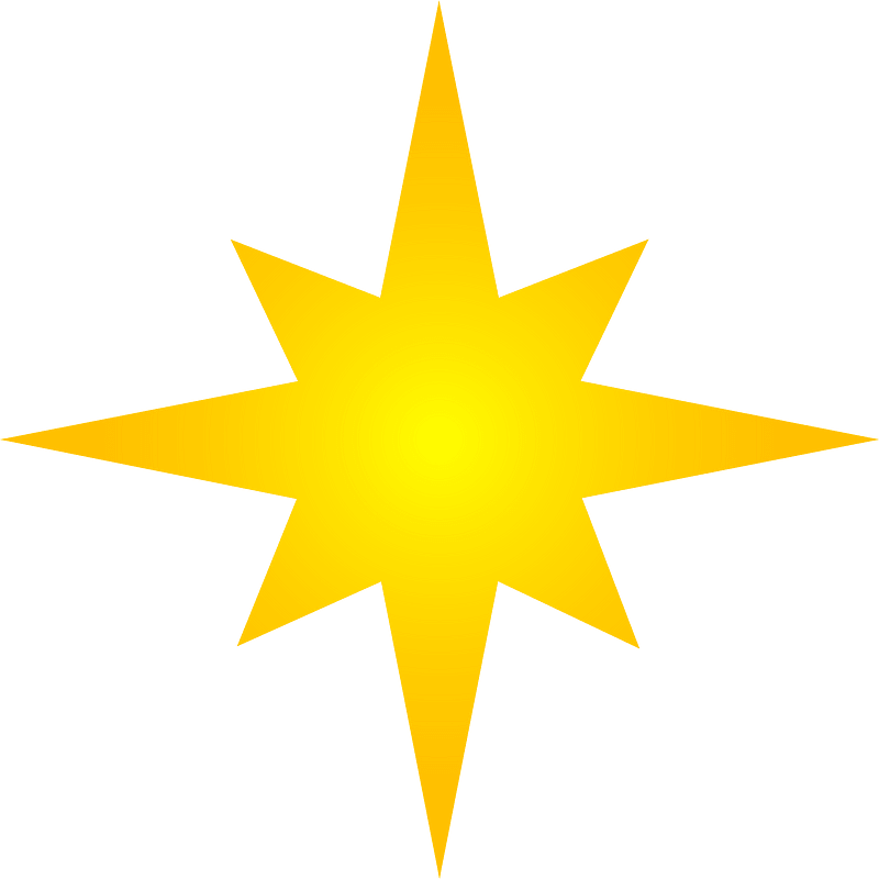 Eight point star
