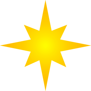 Eight point star