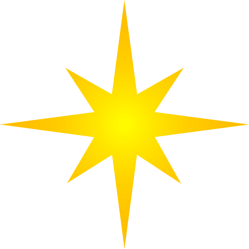 Eight point star