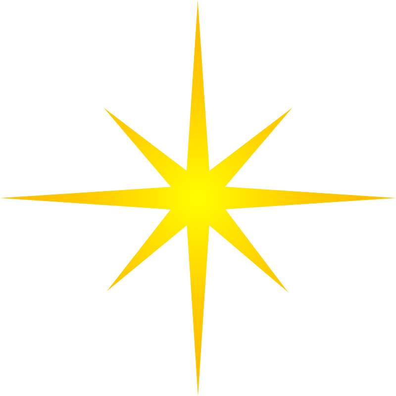 Eight point star