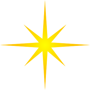 Eight point star