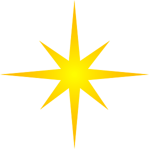 Eight point star