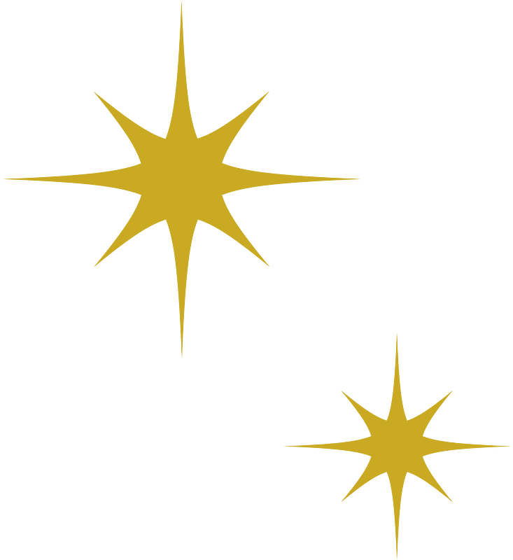 Eight point stars