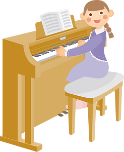 Electronic piano