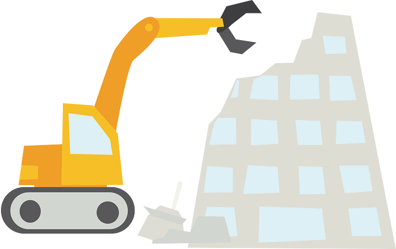 Excavator construction