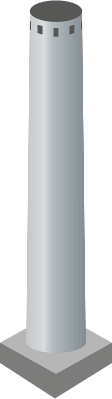 Factory chimney
