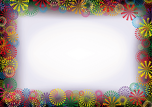 Fireworks frame