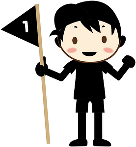 Flag number boy
