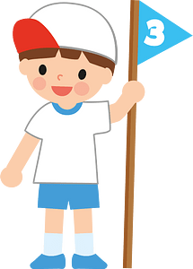 Flag number boy