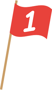 Flag number one