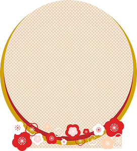 Flower circle background