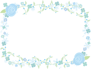 Flower clover frame
