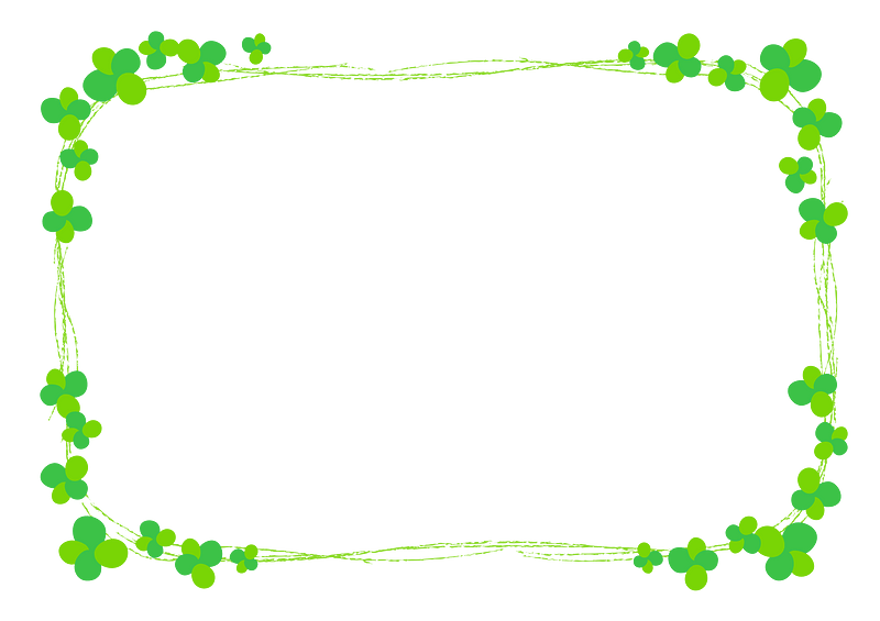 Four leaf clover frame
