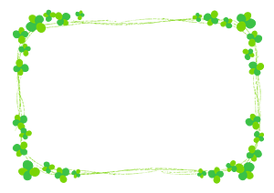 Four leaf clover frame